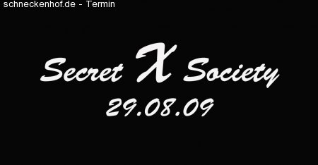 Secret X Society Werbeplakat