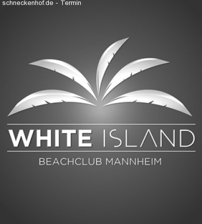 WHITE ISLAND Werbeplakat