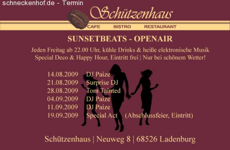 SunsetBeats Werbeplakat