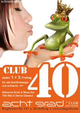 Club 40 Werbeplakat