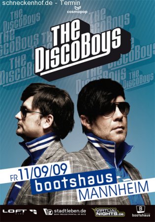 The Disco Boys im Bootshaus Werbeplakat