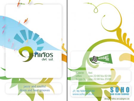 Ninos del Sol - Die drei Damen Werbeplakat