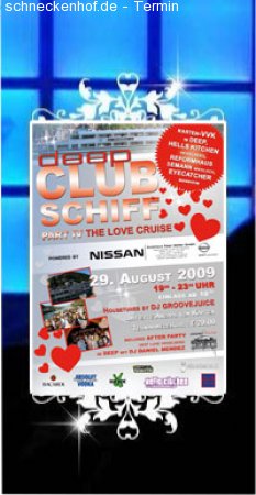 Deep Clubschiff Werbeplakat