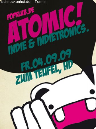 Atomic! Indie Dance Night Werbeplakat