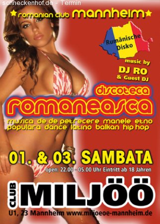 Discoteca Romaneasca Werbeplakat