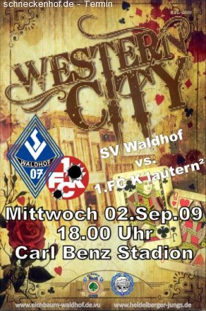 SV Waldhof - FCK II Werbeplakat
