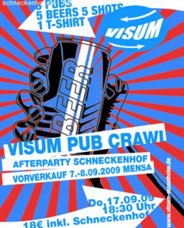 Pub Crawl Werbeplakat