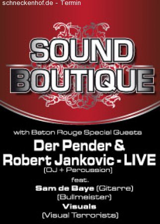 Sound Boutique Werbeplakat