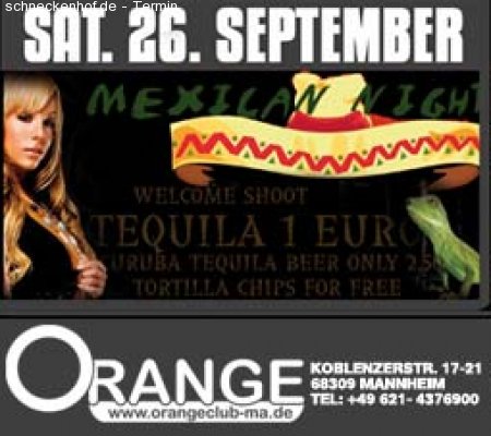 Mexican Night Werbeplakat