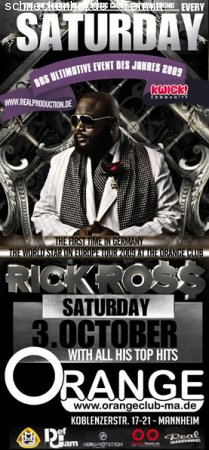 Rick Ross Konzert Werbeplakat