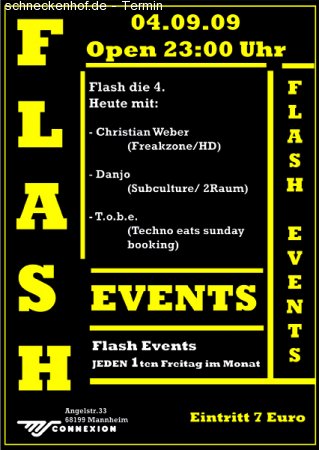 Flash Werbeplakat