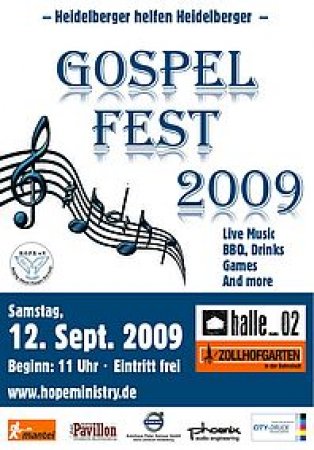 Gospelfest Werbeplakat