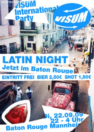 VISUM Latin Night Werbeplakat