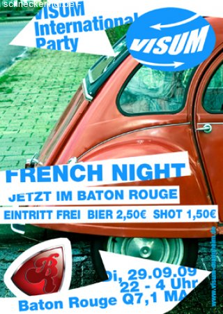 VISUM French Night Werbeplakat