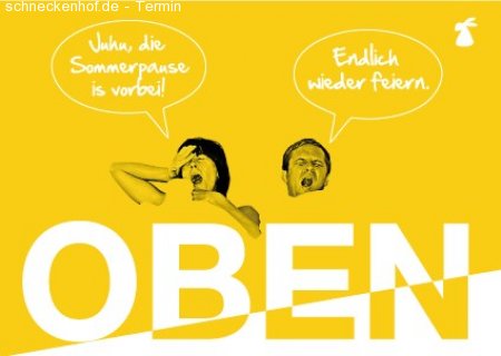 Oben Werbeplakat