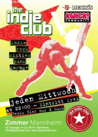 The Indie Club Werbeplakat