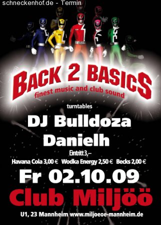 Back 2 Basics Werbeplakat