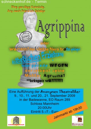 Theater Werbeplakat