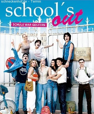 School's out Werbeplakat