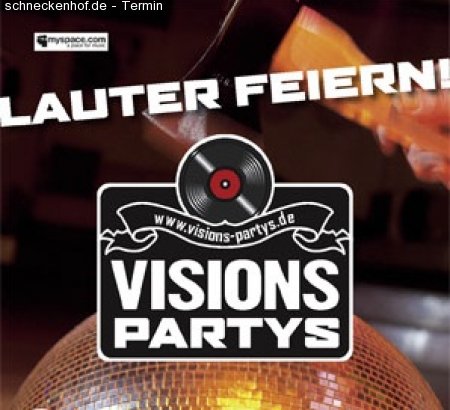 Visions Finale Party Werbeplakat