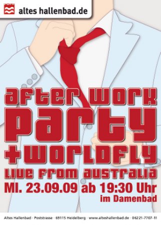 After Work Party Werbeplakat