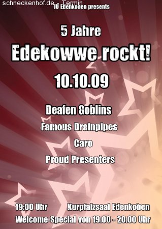 Edekowwe Rockt Werbeplakat