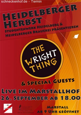 The Wright Thing & Guests Werbeplakat