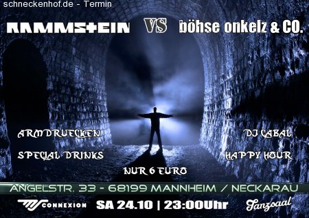 Rammstein VS Onkelz & Co Werbeplakat