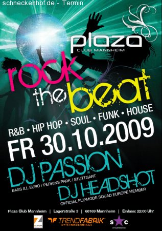 Rock The Beat with DJ PASSION Werbeplakat