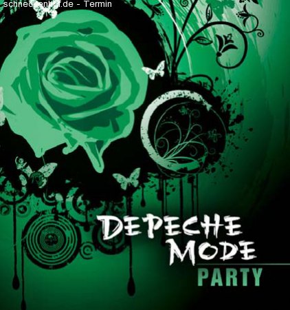 Depeche Mode Party Werbeplakat