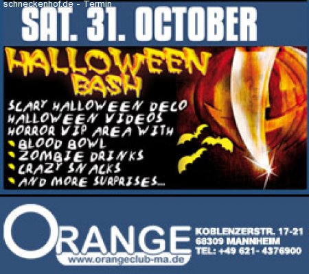 Halloween Bash Werbeplakat