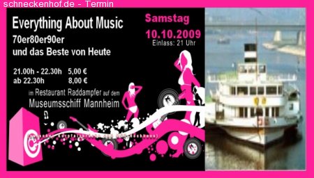 Everything about music Werbeplakat