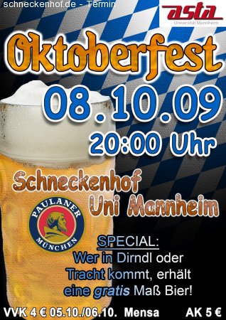 AStA Oktoberfest Werbeplakat