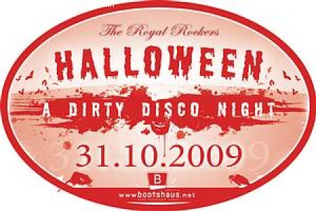 dirty disco halloween Werbeplakat