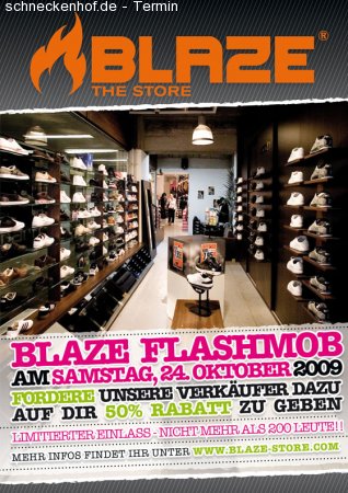 Blaze Flashmob Werbeplakat