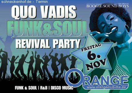 Funk n Soul Party Werbeplakat