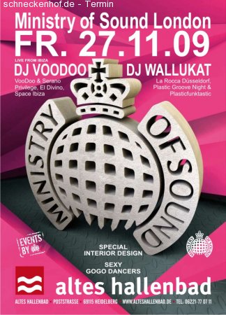 Ministry of Sound Werbeplakat