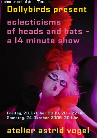 Dollybirds Hat show Werbeplakat