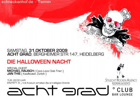 Die Halloween Nacht Werbeplakat