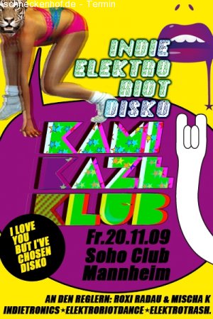 Kamikaze Klub  IndieElektroRi Werbeplakat