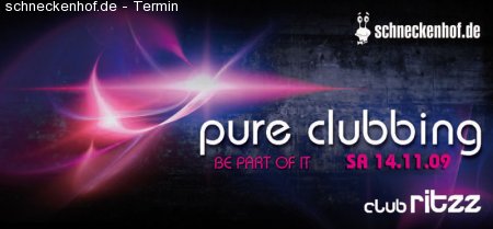 sh.de Pure Clubbing Werbeplakat
