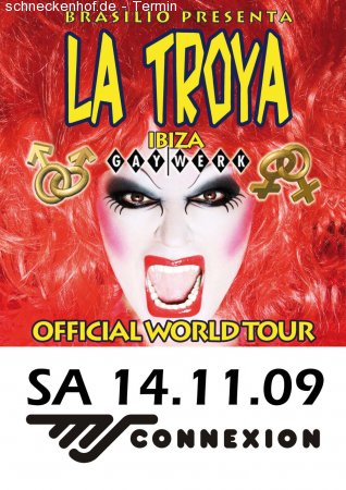 La Troya meets Gaywerk Werbeplakat