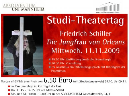 Studi-Theatertag Werbeplakat