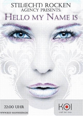 Hello My Name is... Werbeplakat