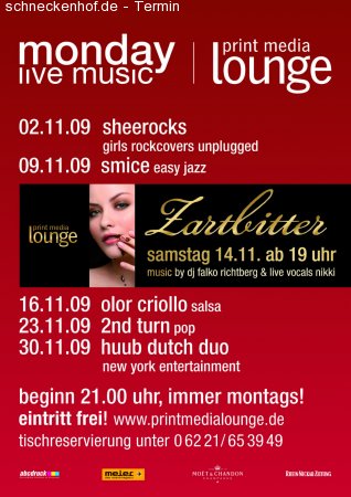 Monday Live Music Werbeplakat