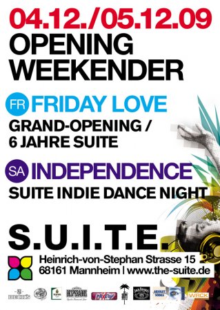 Friday Love / Opening Weekend Werbeplakat