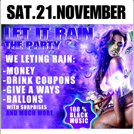 let it rain Werbeplakat