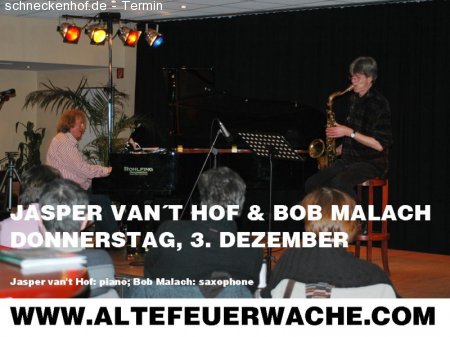 Jasper van't Hof & Bob Malach Werbeplakat