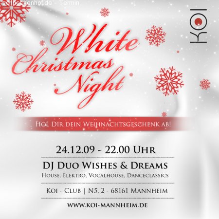White Christmas Night Werbeplakat