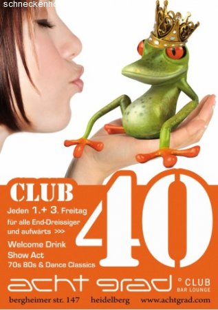 Club 40 Werbeplakat